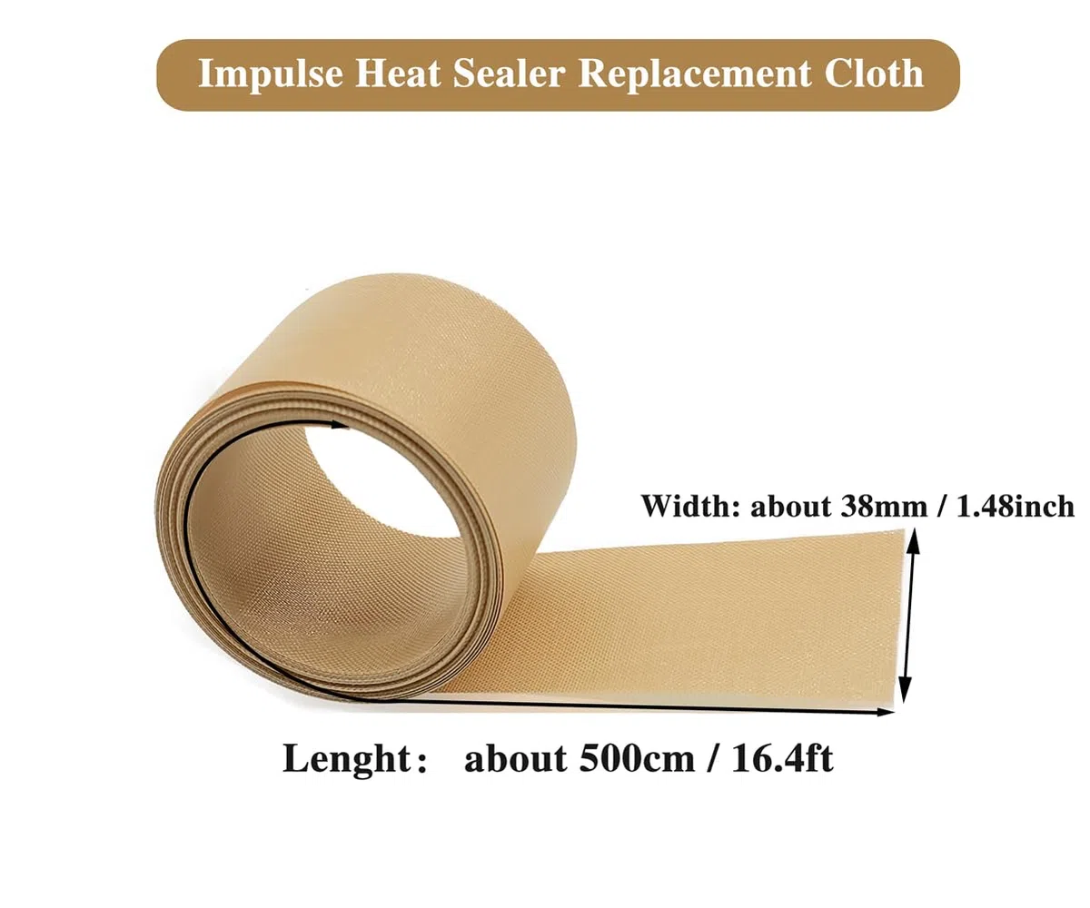 10 pezzi Ferro Shell Termosaldatrice Macchina 300mm Sigillatore Sacchetto Plastica Sostituzione Accessori (5mm di larghezza), Impulse Heat Bag Sealer Ricambio Parts